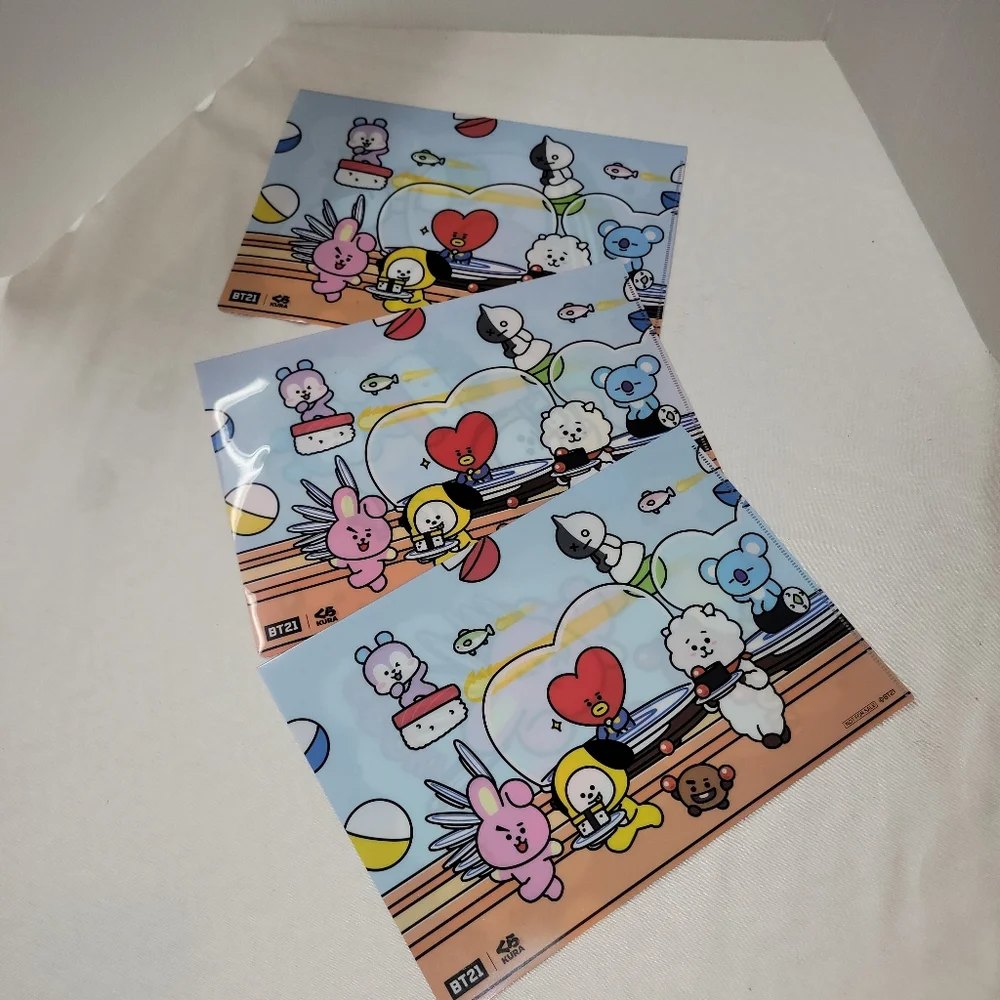 BT21 Kura Sushi Collab Japan Limited Exclusive File Folders